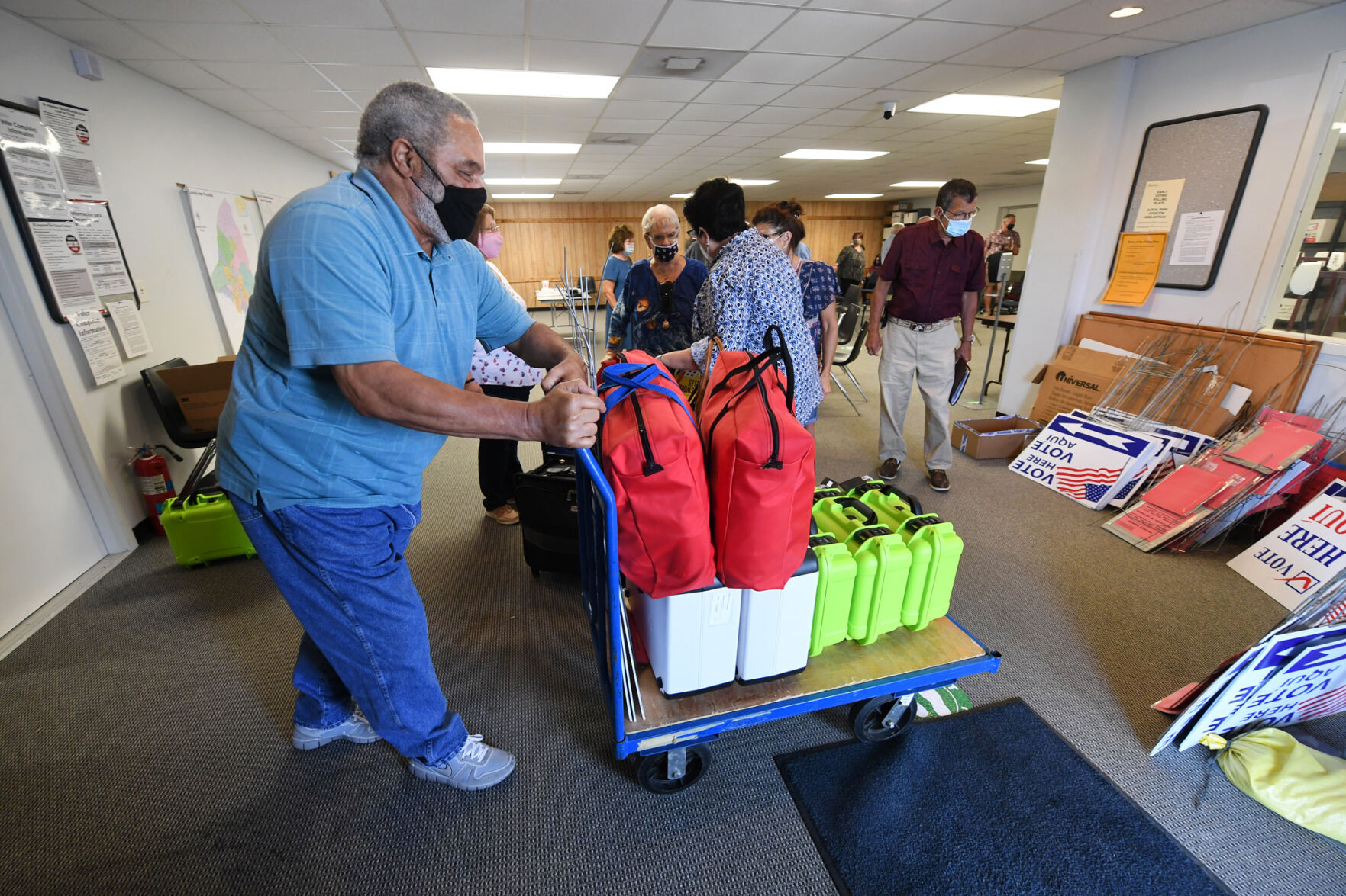 Poll worker training